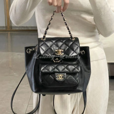 샤넬 듀마 백팩 원포켓 스몰, 미듐 (2컬러)