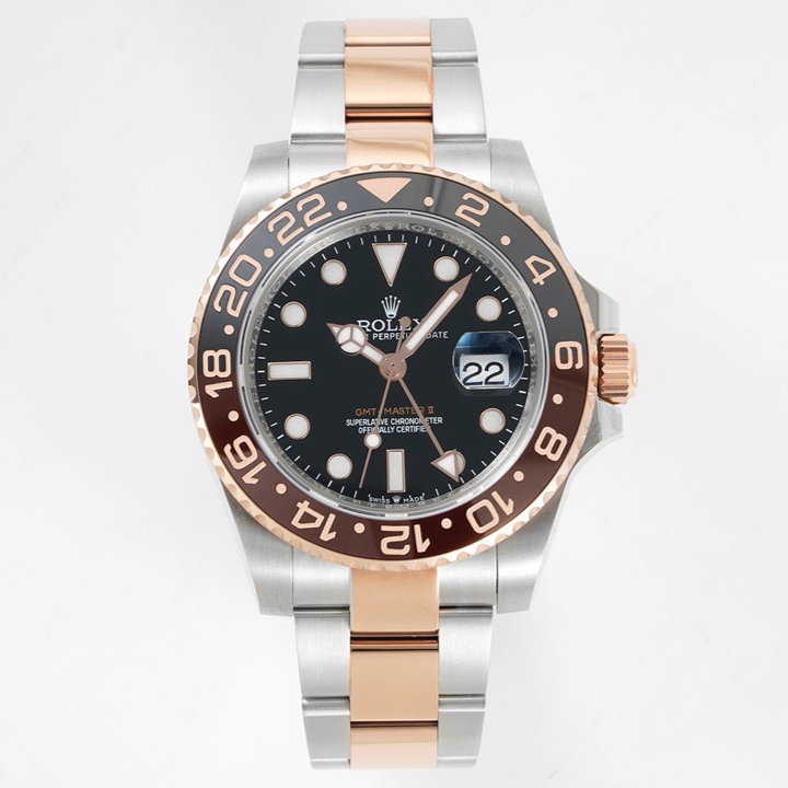 롤렉스 서브마리너 데이트 로즈골드 콤비 40mm