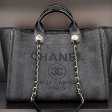 샤넬 도빌백 미듐 39cm 블랙