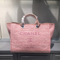 샤넬 도빌백 미듐 39cm 핑크