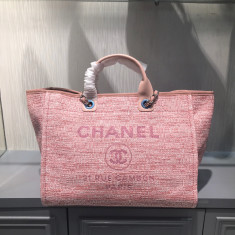 샤넬 도빌백 미듐 39cm 핑크