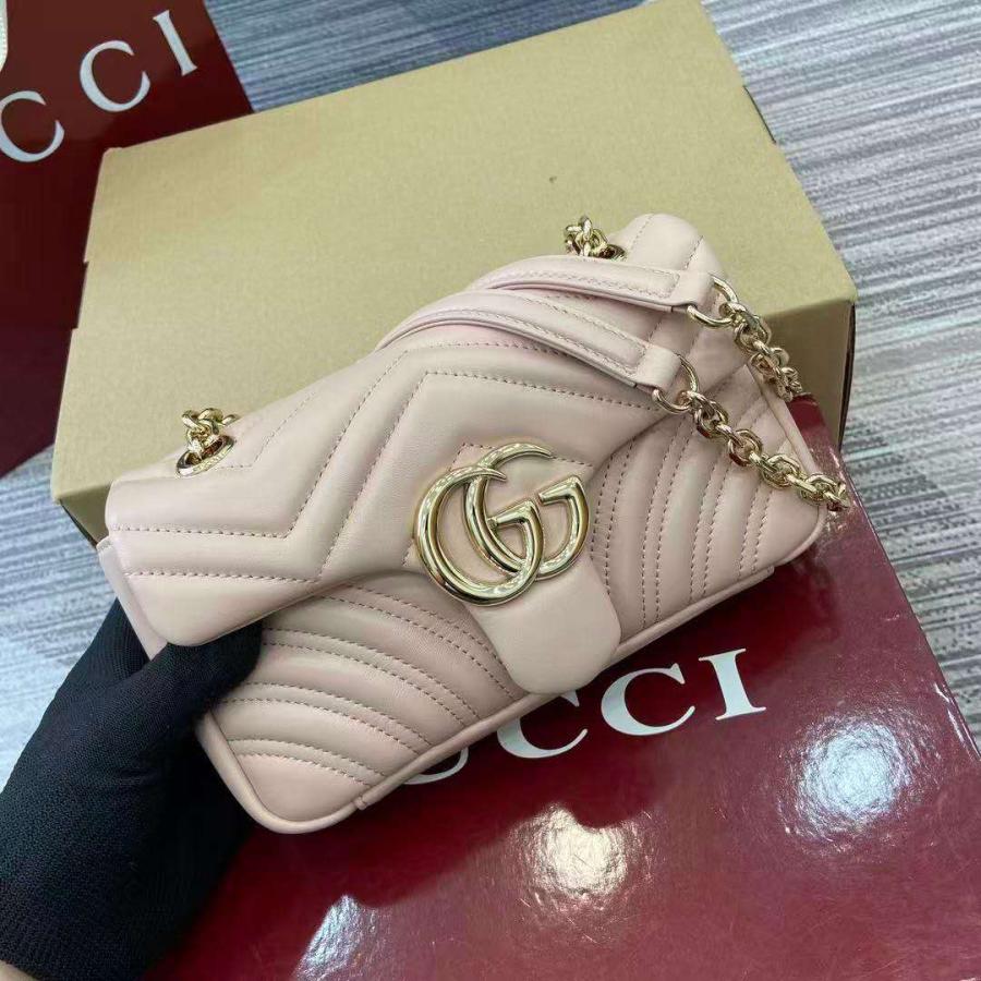 구찌 마몬트 마틀라세 스몰 숄더백 26cm