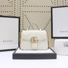 구찌 마몬트 마틀라세 미니 탑핸들백 21cm