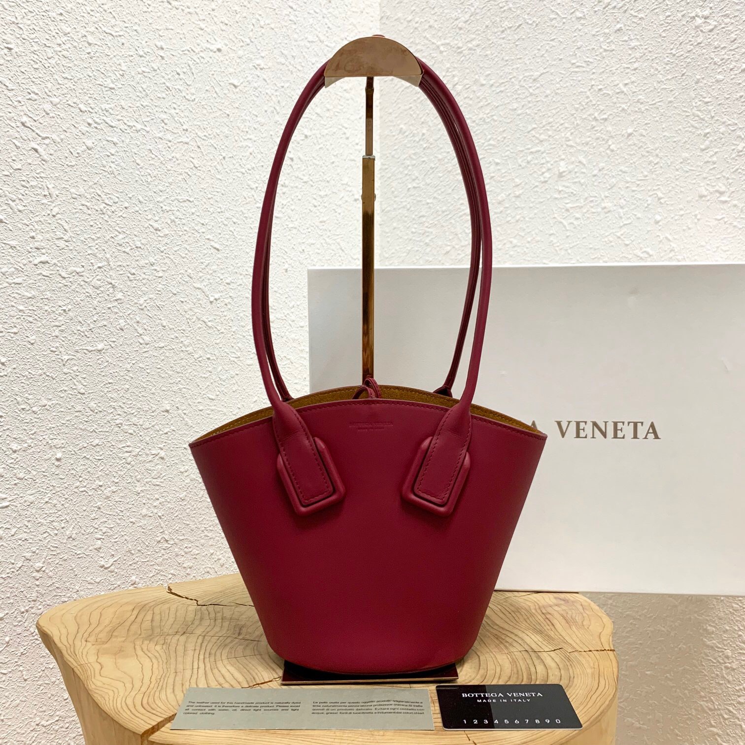 보테가베네타 바스켓 스몰 토트백 18cm