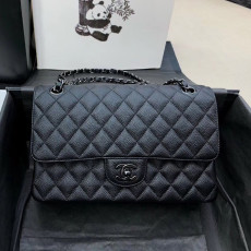 샤넬 클래식 미듐 25cm 캐비어