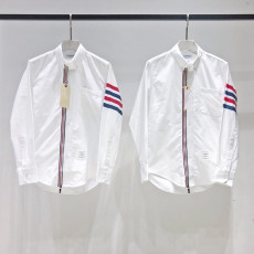 톰브라운 Zip Front 4-Bar Shirt