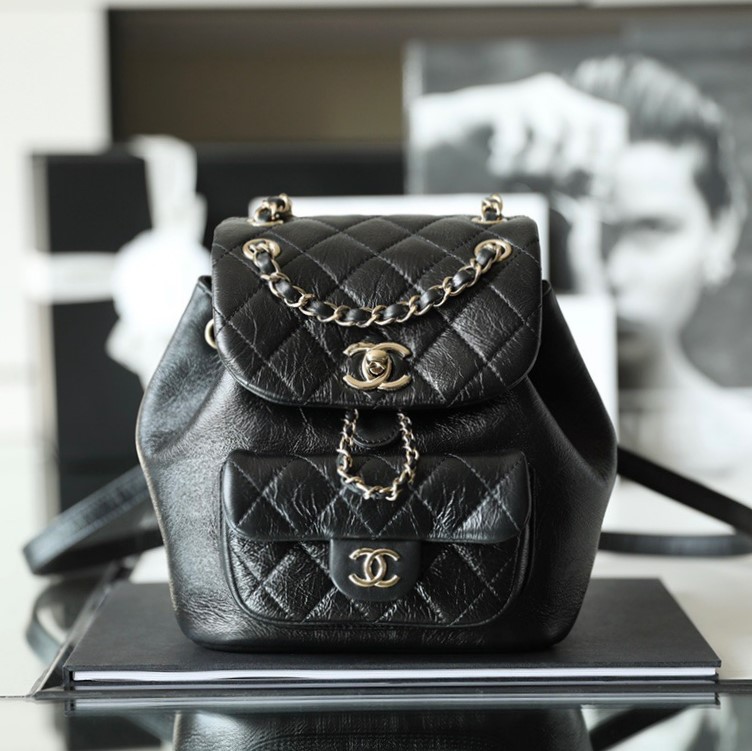 샤넬 듀마 백팩 원포켓 스몰, 미듐