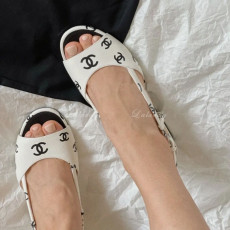 샤넬 프린티드 로고 샌들 5컬러 (3cm, 7.5cm)