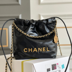 [23s] 샤넬 22백 미니 블랙 금장 (팬더 공장)