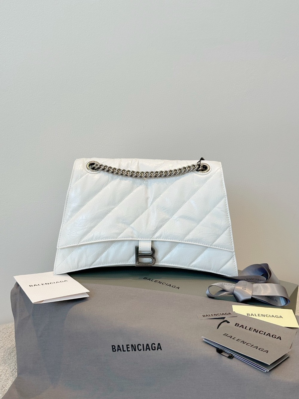 발렌시아가 Balenciaga 716393 화이트 31cm