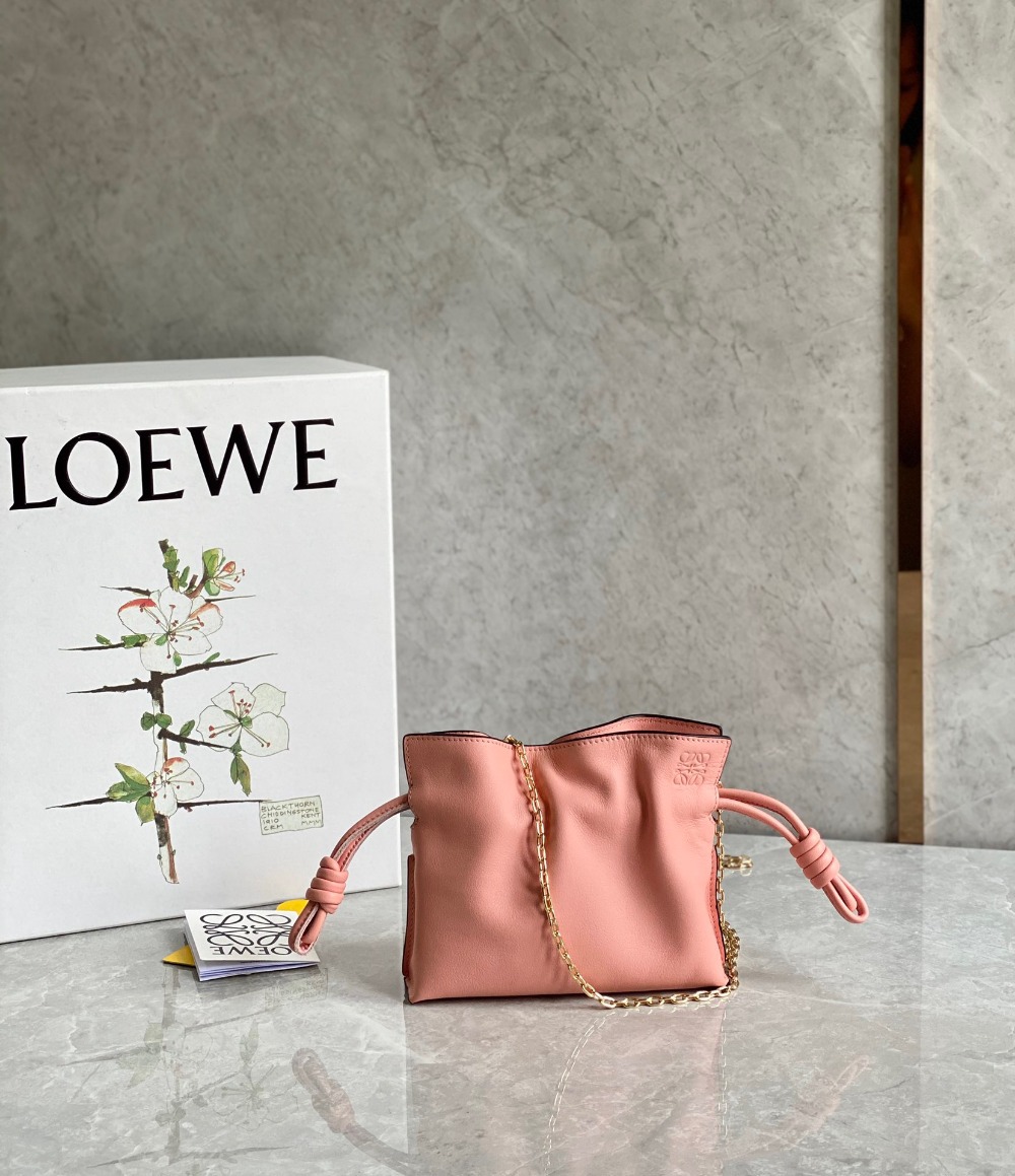 로에베 Loewe 미니 플라멩코 클러치 - 나파 카프스킨 15.5CM