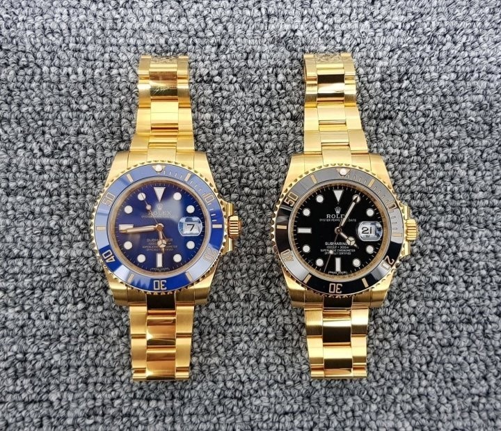 롤렉스 서브마리너 금장 40mm 116610 A2836 풀구성 (흑판, 청판) (국내배송)