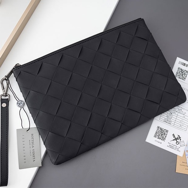 보테가베네타 카세트 클러치백 블랙 31cm (국내배송)