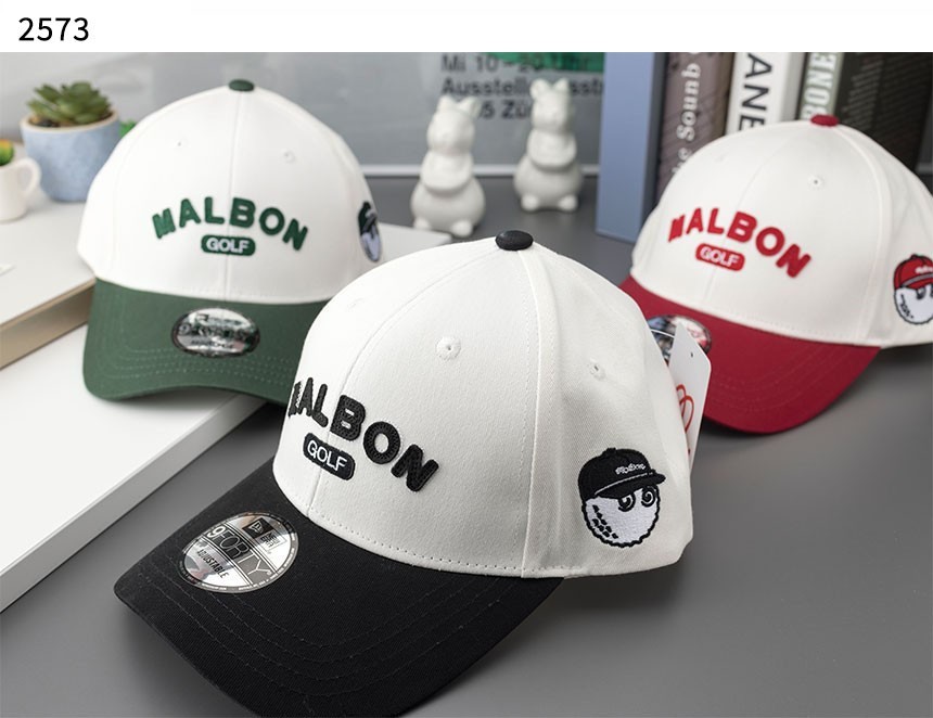 말본 남녀공용 캐디 골프모자 레드/블랙/그린 free size (국내배송)