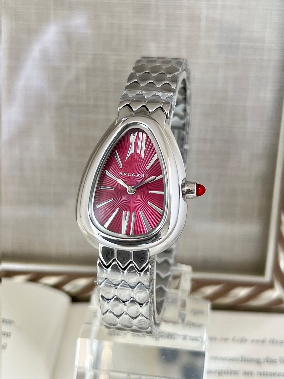 불가리 세르펜티 투보가스 시계 고급우드박스구성 (국내배송)