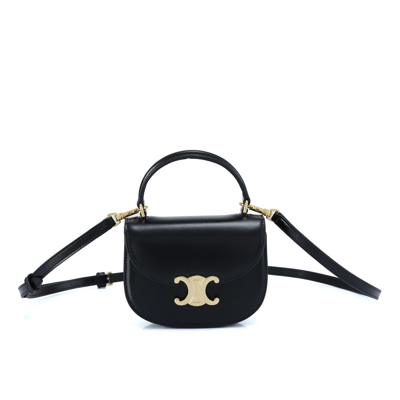 셀린느 미니 베사체 클레아 탑핸들 블랙