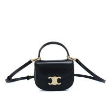 셀린느 미니 베사체 클레아 탑핸들 블랙