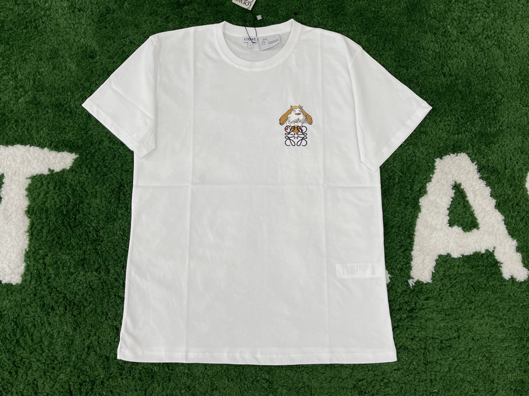 로에베 힌 아나그램 반팔 티셔츠