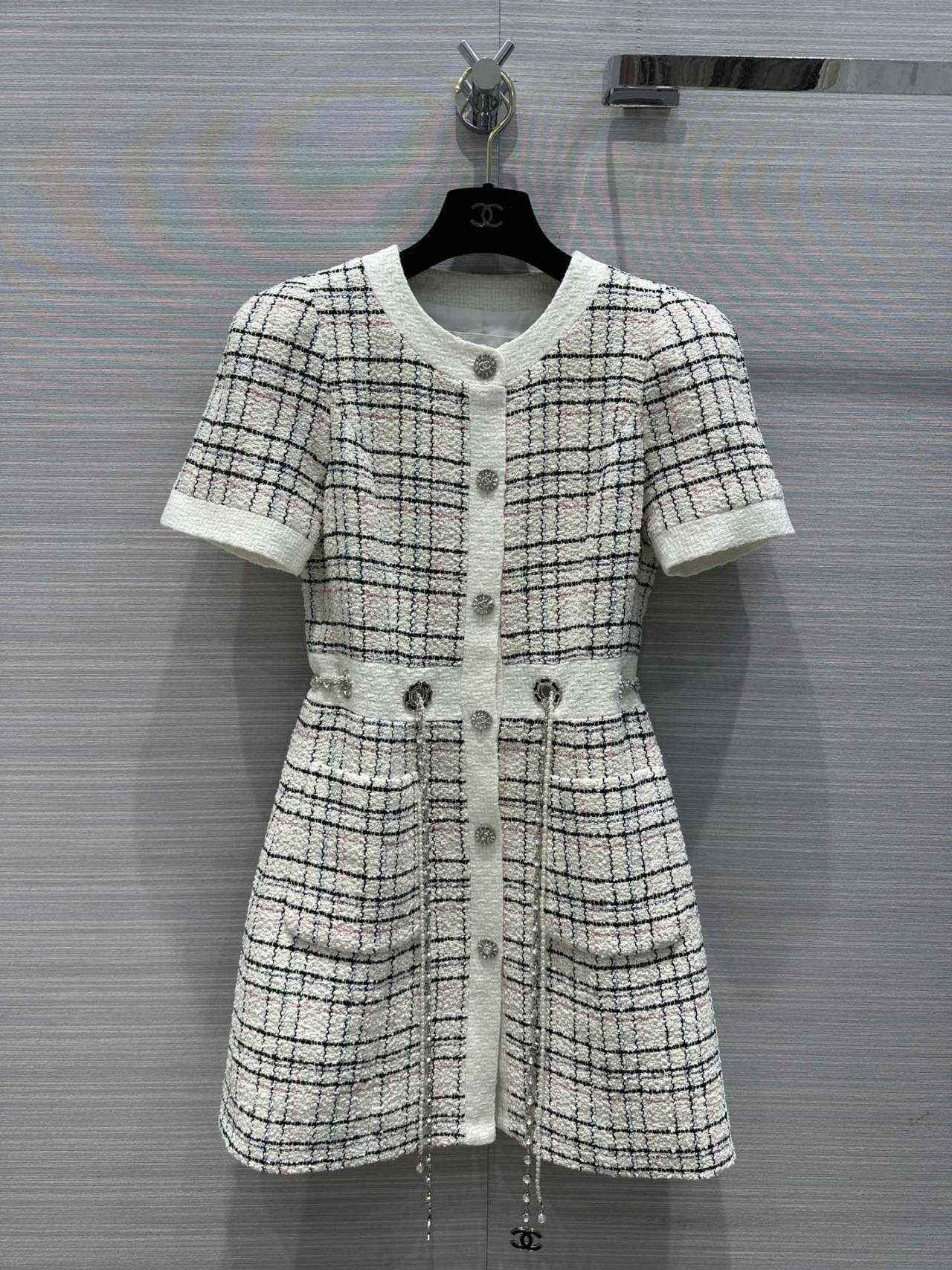 샤넬 트위드 원피스