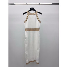 발망 메탈릭 니트 원피스