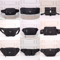 프라다 나일론 메신저백 힙색 9종