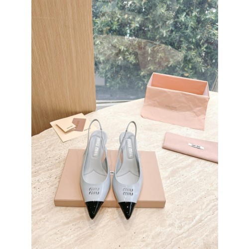 [미우미우] 코인 페니 슬링백 구두