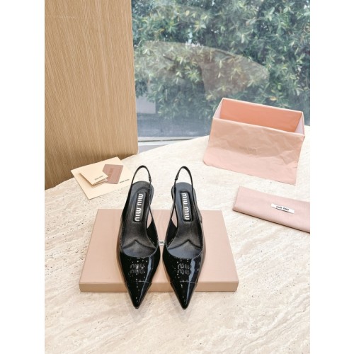 [미우미우] 코인 페니 슬링백 구두