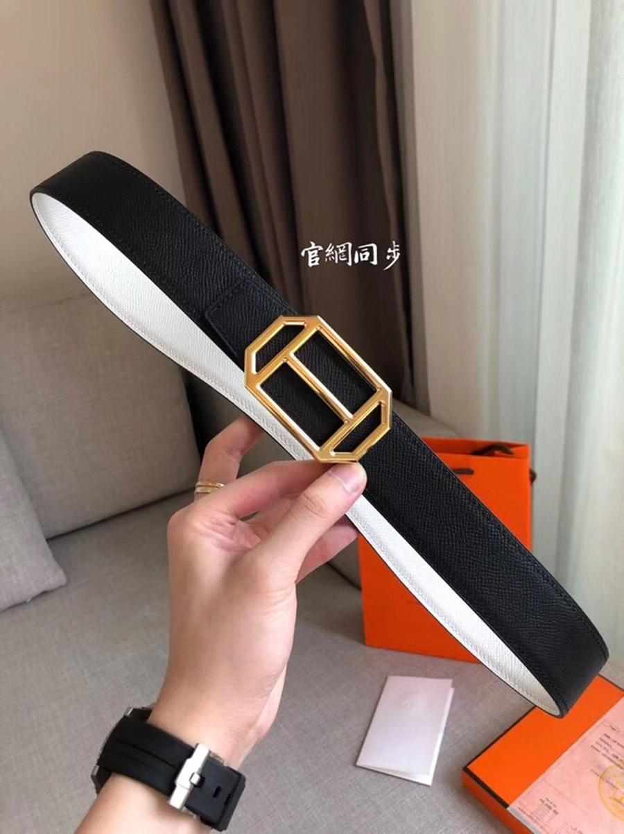 에르메스 양면벨트 블랙+화이트