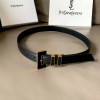 생로랑 벨트 Ysl013 폭2.5cm 은장, 금장