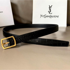 생로랑 벨트 Ysl004 폭2.4cm 은장, 금장