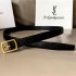 생로랑 벨트 Ysl004 폭2.4cm 은장, 금장
