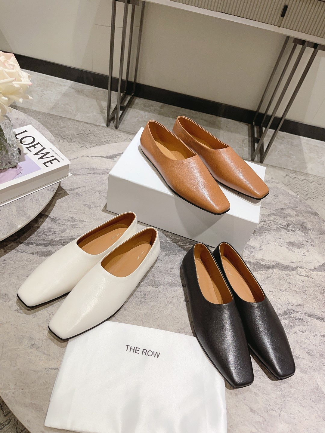 더로우 플랫슈즈 3컬러