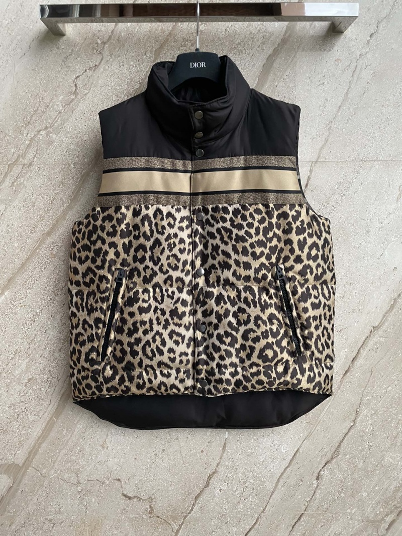 디올 리버서블 패딩조끼