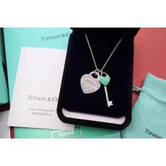 티파니앤코 하트 열쇠목걸이 925 실버