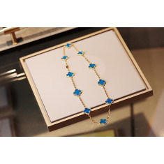 반클리프 알함브라 롱 목걸이 925실버