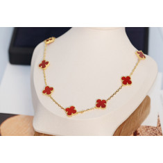 반클리프 알함브라 롱 목걸이 925실버