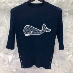 [대리석집] 톰브라운 돌고래 여성니트 반팔 