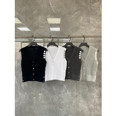 [JN공장] 톰브라운 니트 조끼 (4color) 남녀공용