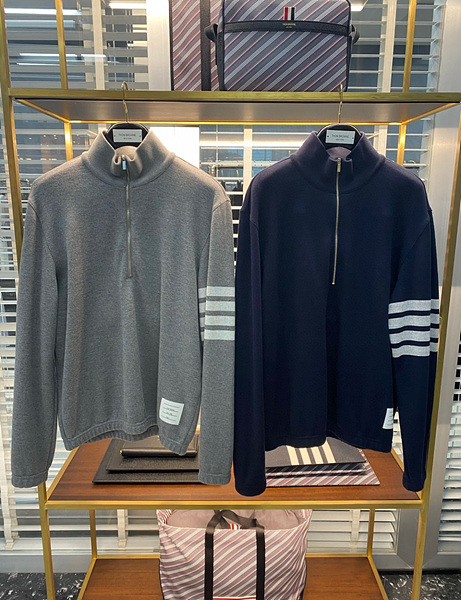 [TJ 공장] 톰브라운 니트 집업 (남녀공용)