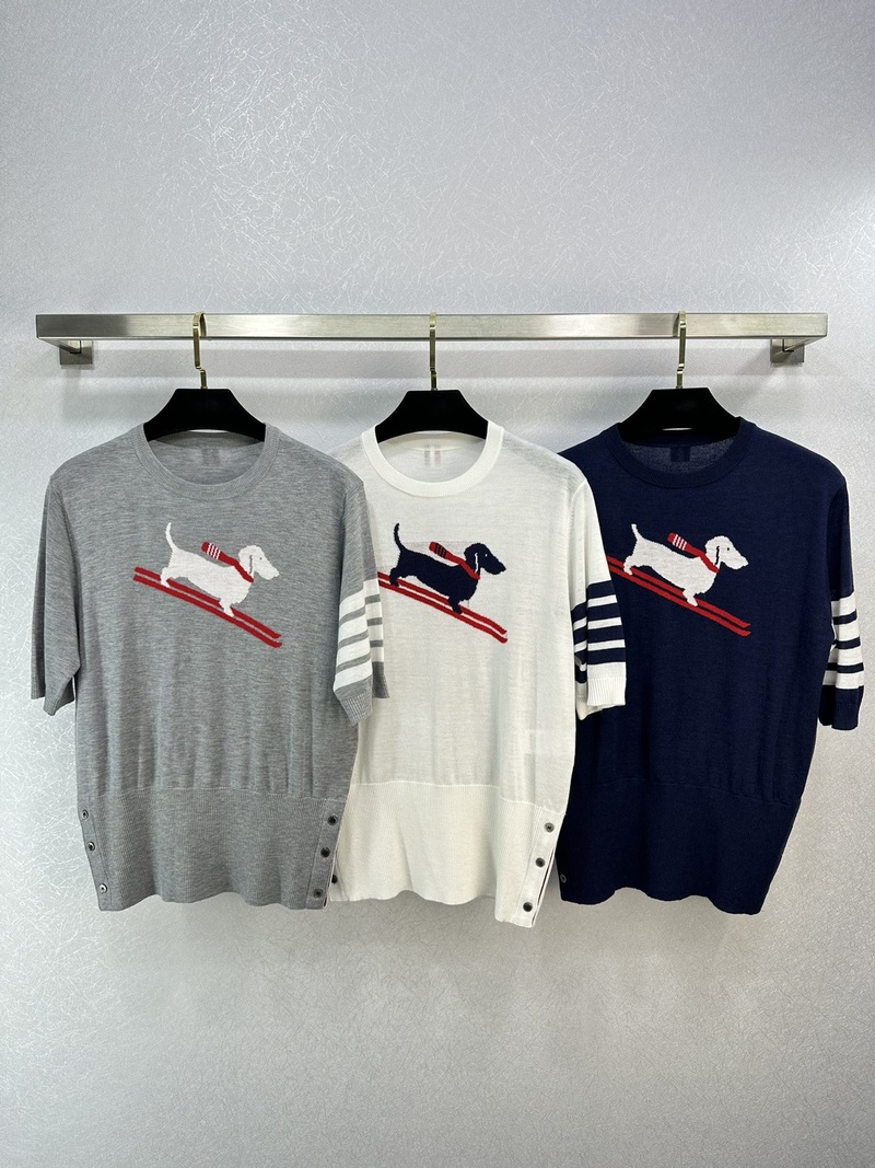 톰브라운 강아지 니트 반팔 여성용 (3color)