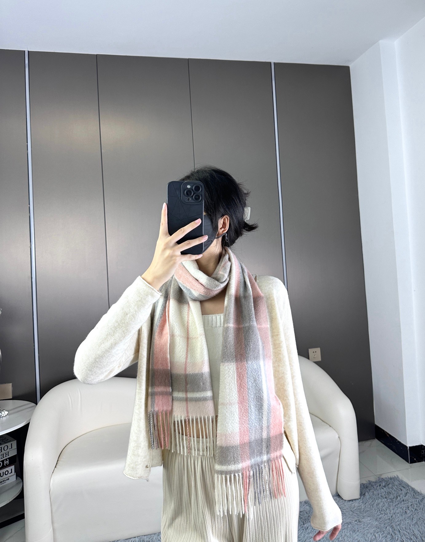 버버리 캐시미어 머플러