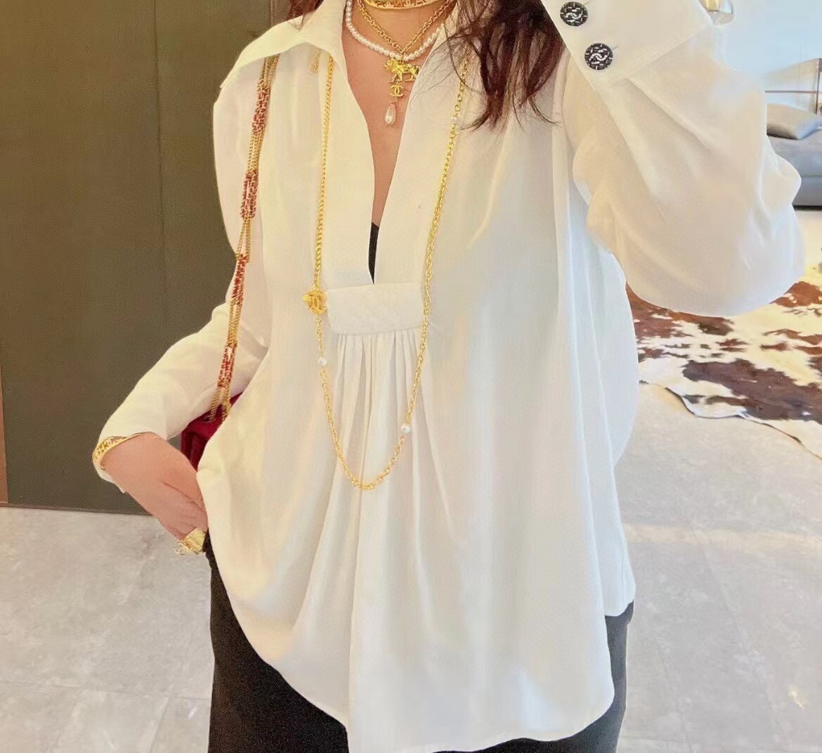 샤넬 여성 셔츠