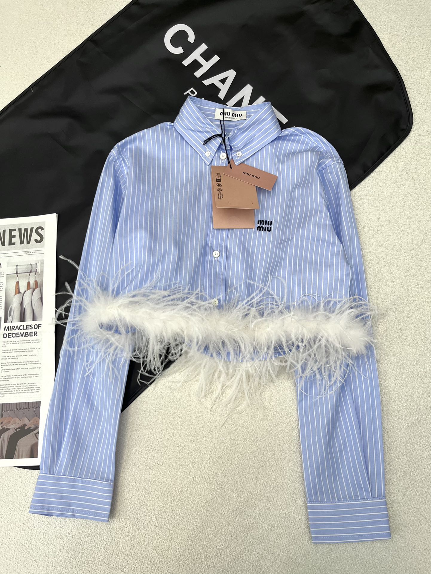 미우미우 여성 셔츠