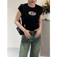 디젤 여성 나시 티셔츠