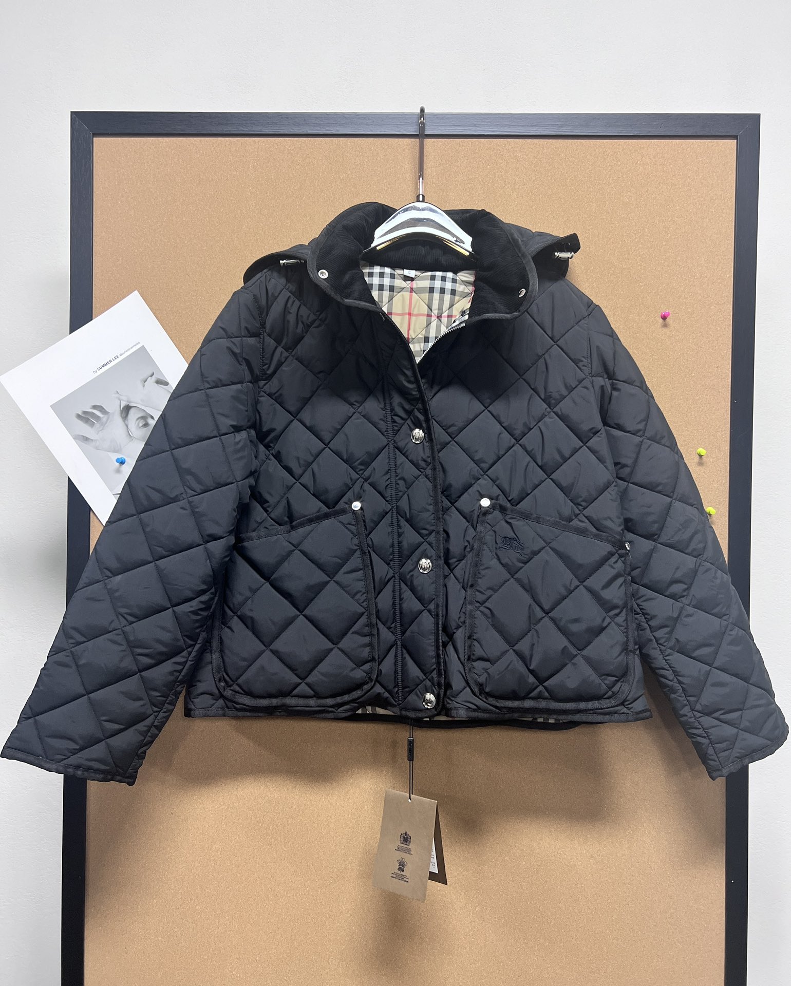 버버리 여성 퀼팅 자켓