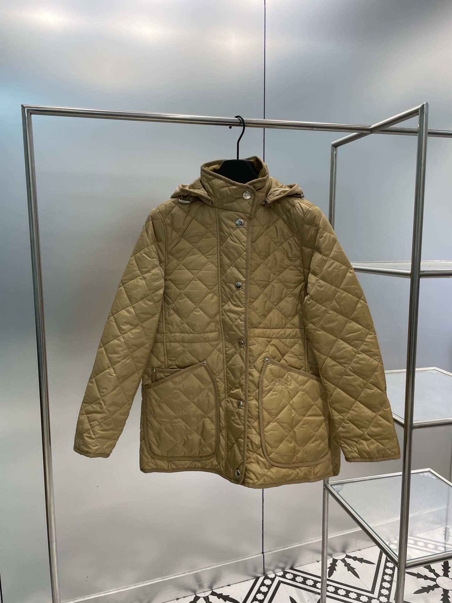 버버리 여성 퀼팅 자켓