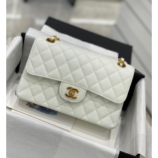 [지존샵] 샤넬 클래식 캐비어 스몰 화이트 캐비어 