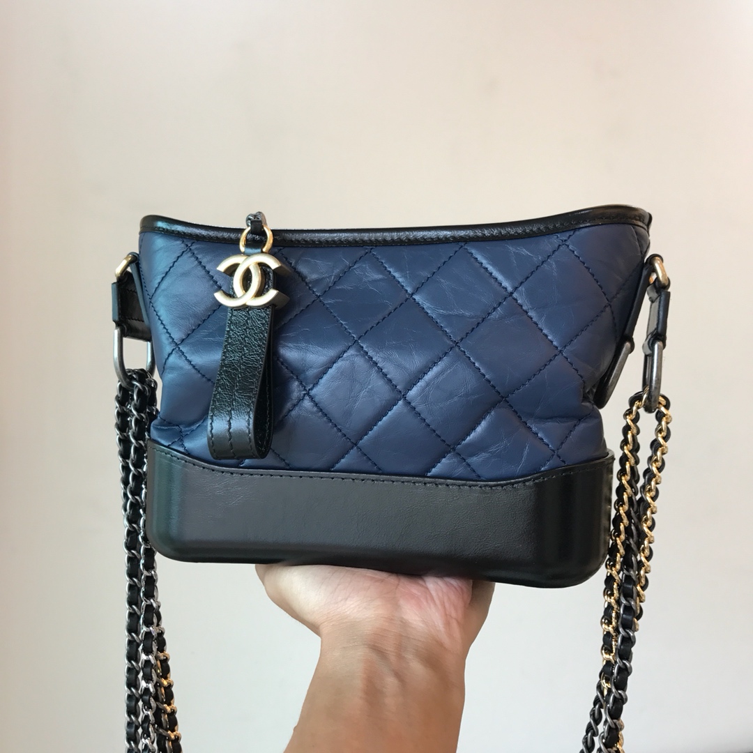 [지존샵] 샤넬 가브리엘 호보백 스몰, 미듐 네이비 