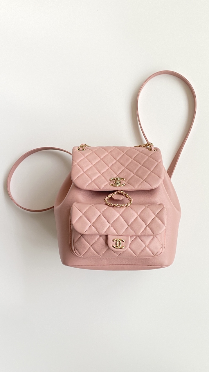 [지존샵] 샤넬 듀마 백팩 원포켓 스몰, 미듐