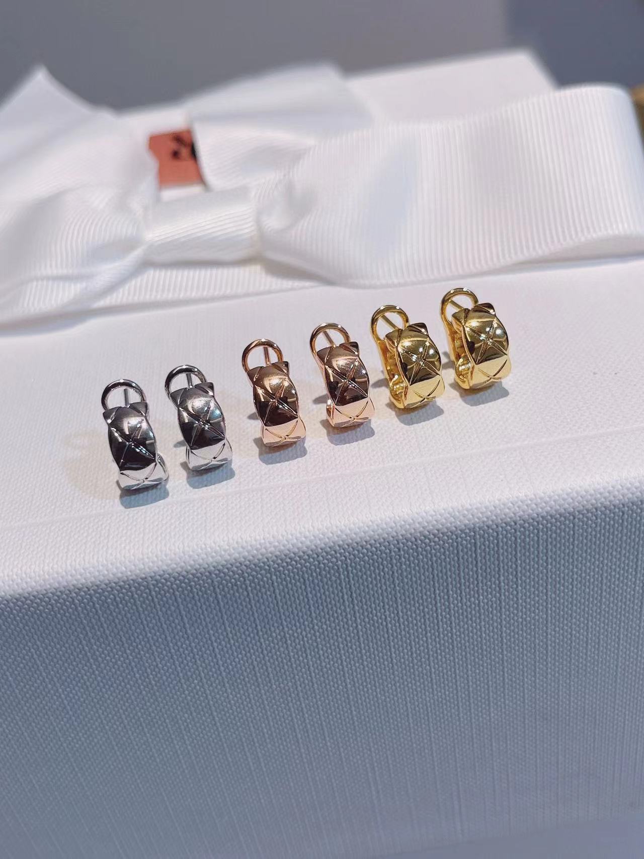 샤넬 코코 귀걸이 큐빅 3컬러